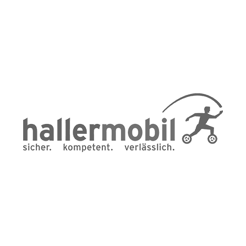Logo Hallermobil in grau