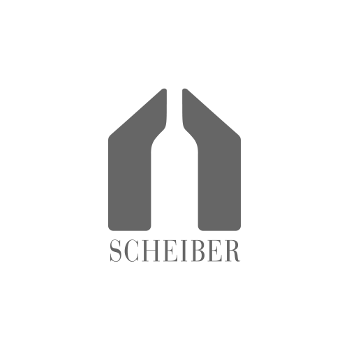 Logo Scheiber Wein in grau
