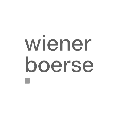 Logo Wiener Börse in grau