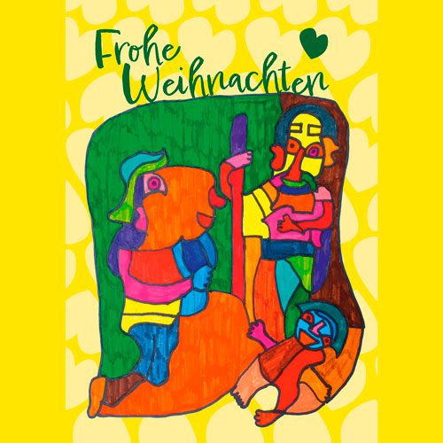 Design Bunte Weihnacht von VOI fesch Künstlerin Julia Rakuschan